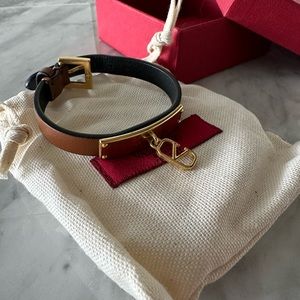 Valentino leather bracelet